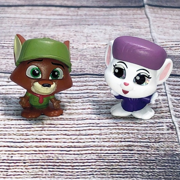 Disney Doorables Series 11 Technicolour Rare- Nick Zootopia and Miss Bianca - Picture 12 of 12